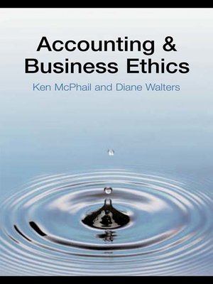 cover image of Accounting and Business Ethics